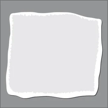 Torn edge, ripped paper vector symbol icon design. Stock Illustration
