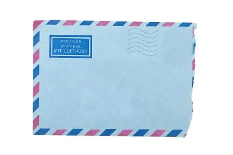 Torn envelope Stock Photos