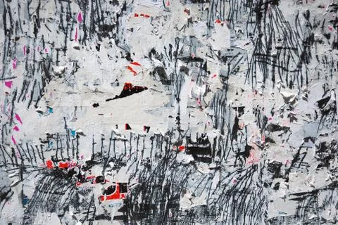 Torn hoarding Stock Photos