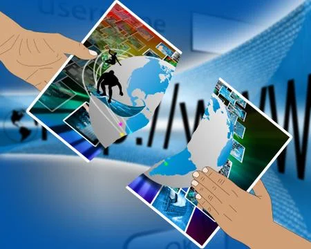 Torn image イラスト素材