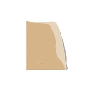 Torn kraft paper, realistic vector illustration. Isolated background. Stock Illustration