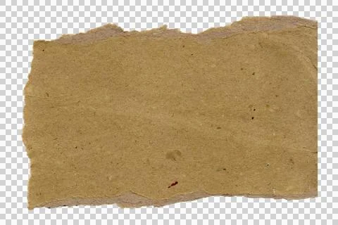 Torn kraft paper texture with rough edges ideal for design 库存照片