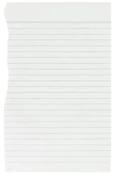 Torn lined paper Stock-Fotos