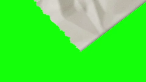 Torn Looping Isolated Green Screen Stock Video Stock Footage 345498451