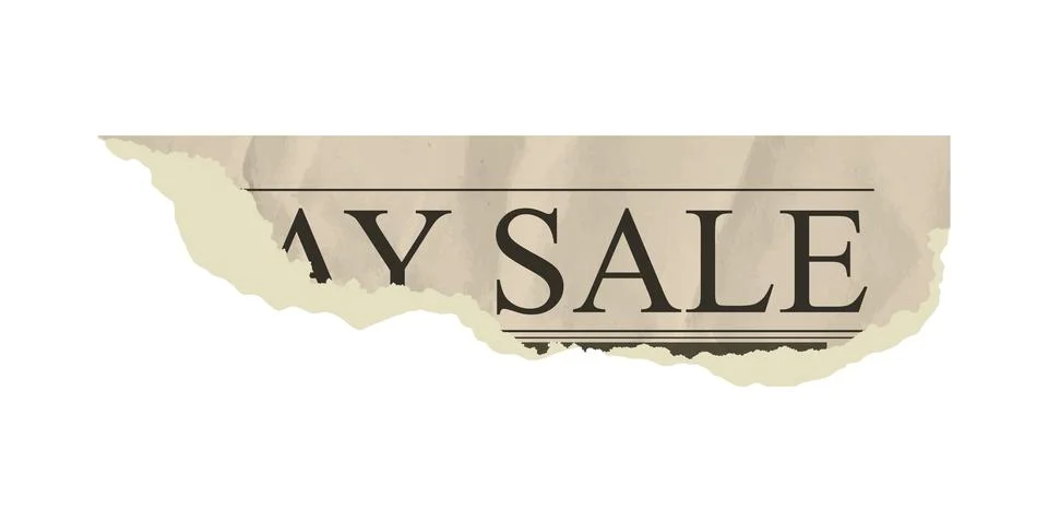 Torn newspaper vector corner piece with vintage jagged angle rip texture. Ripped Stock-Illustration
