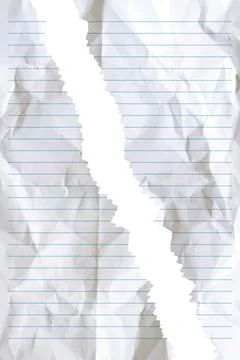 Torn Notebook Page Diary Illustration
