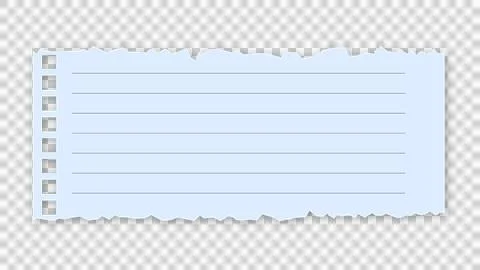 Torn notebook paper Stock Photos