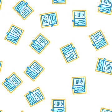 Torn pages book vector seamless pattern 스톡 일러스트