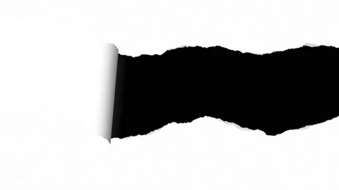 Torn paper animation Stock Footage 136666054