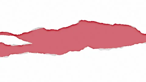 Torn paper animation Video stock 146848442