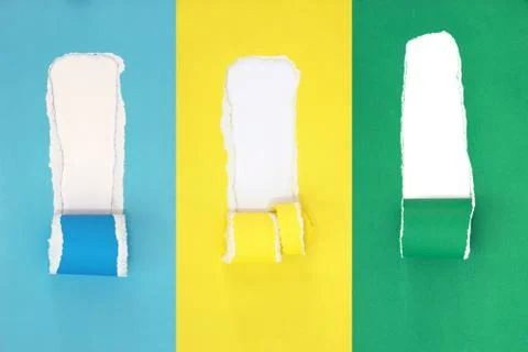 Torn paper background , copy space for creative advertising text Stock Photos