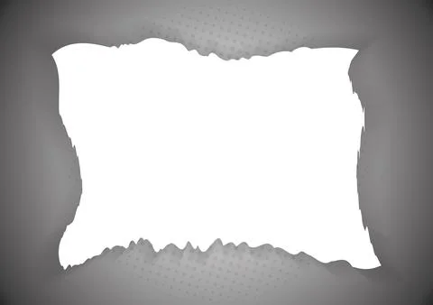 Torn paper background, Torn and burnt vintage paper banner template frame Stock-Illustration