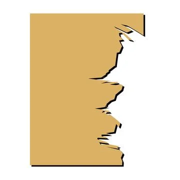 Torn paper design Stock Illustration