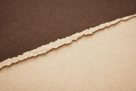 Torn paper edge closeup detail texture. Stock Illustration