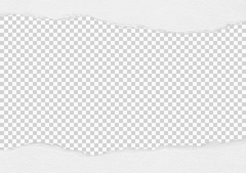 Torn paper edge with textured background and transparent area for copy Stock Illustration