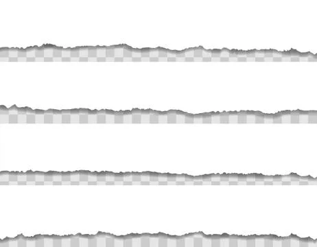 Torn paper edge vector illustration Illustrazione stock
