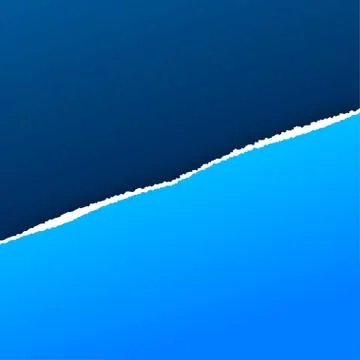 Torn paper edges, horizontally. Vector stock illustration. Stock Illustration