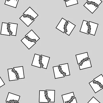 Torn paper fracture vector seamless pattern Stock Illustration