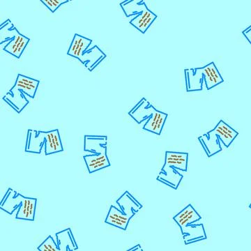 Torn paper fracture vector seamless pattern Stock Illustration