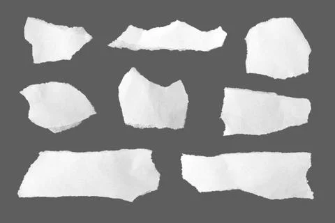 Torn paper is a handmade piece. Stock Photos