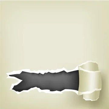 Torn paper Stock Illustration
