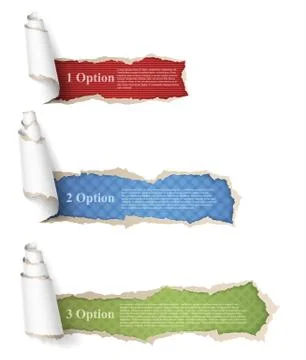 Torn paper Stock Illustration