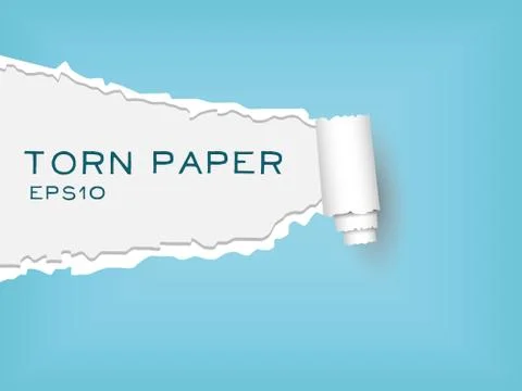 Torn paper Stock Illustration