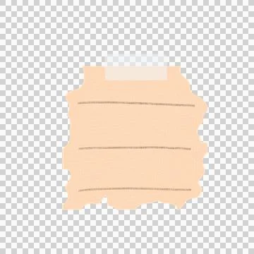 Torn Paper Note Foto stock