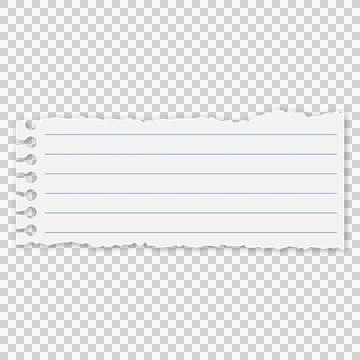 Torn Paper From Notebook Stock Photos