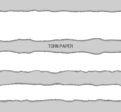 Torn Paper Picture Design Vector Illustration Stockillustratie