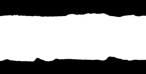 Torn paper pieces vector elements isolated Stock Illustration