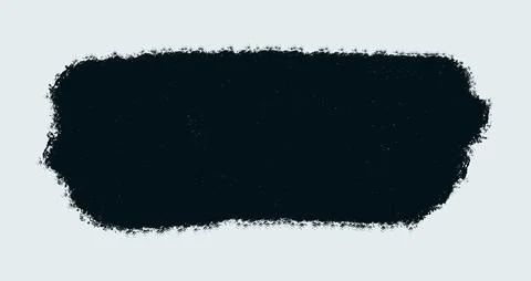 Torn paper rectangle shape in black. Vintage style rough edges frame. Grunge Stock Illustration