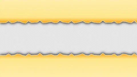 Torn Paper Rip Reveal Transition with rough fibrous edges, drop shadow 4K Alpha Vidéo 346224701