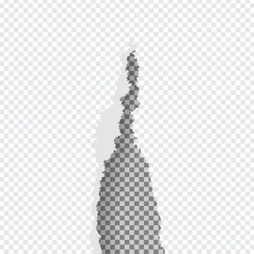 Torn paper with ripped edge Stock Illustration