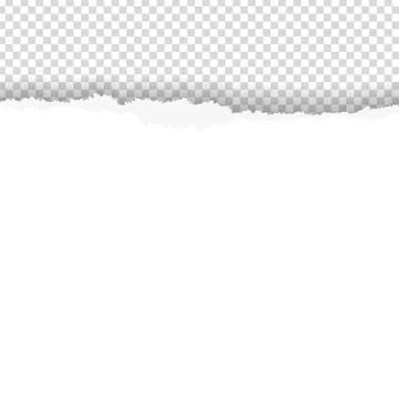 Torn paper with ripped edge Stock Illustration