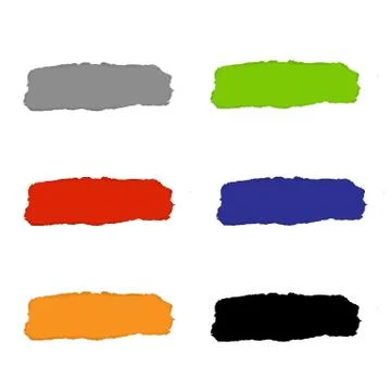 Torn paper set with color backgrounds Stock Illustration