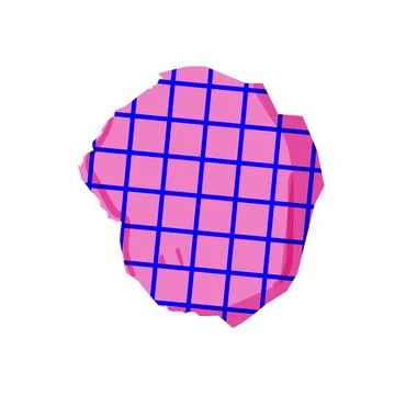 Torn paper shape creating a grid pattern Stock Illustration