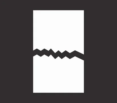 Torn paper sheet icon on white background Stock Illustration