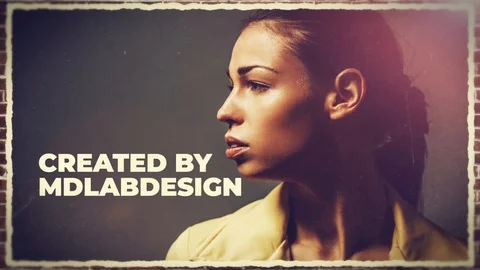 Torn Paper Slideshow Stock After Effects