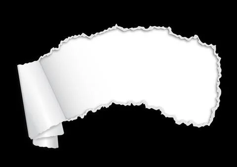 Torn-paper with space for text Stock Illustration