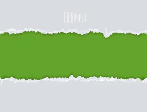 Torn Paper with space, vector Stock Illustration