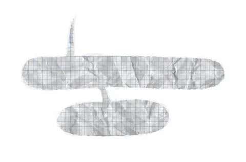 Torn paper speech bubble vector ripped chat balloon. Crumpled notebook texture, Stock Illustration