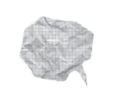 Torn paper speech bubble vector ripped chat balloon. Crumpled notebook texture, 库存插图