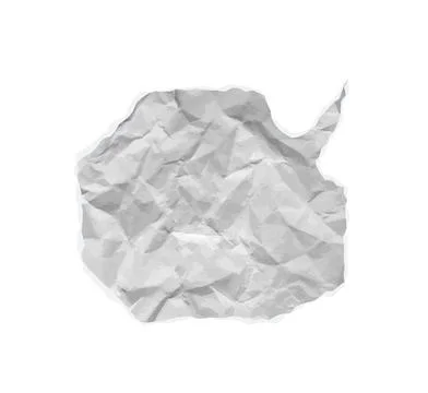Torn paper speech bubble vector features ripped chat balloon. Crumpled notebook Stock Illustration