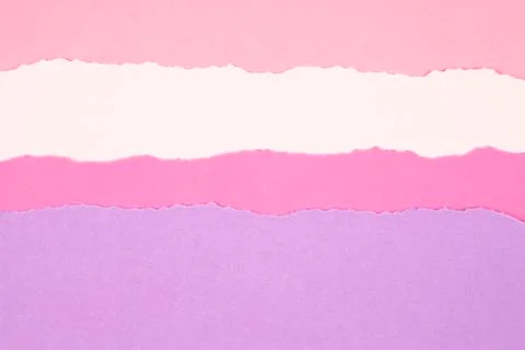 Torn paper strip borders. Stock Photos