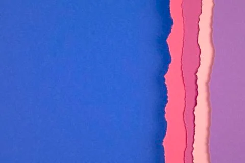 Torn paper strip borders. Stock Photos
