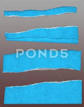 Torn Paper Strips Collection Modello PSD