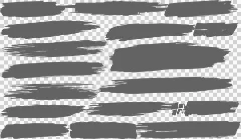 Torn Paper Strips Texture with Rough Edges in Monochrome Style 库存插图