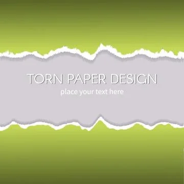 Torn paper vector design Stock Illustration