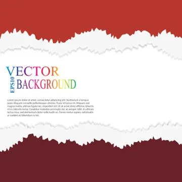 Torn paper vector, layered Stock Illustration